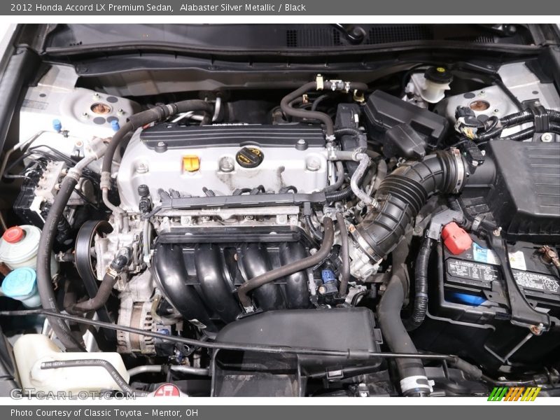 Alabaster Silver Metallic / Black 2012 Honda Accord LX Premium Sedan