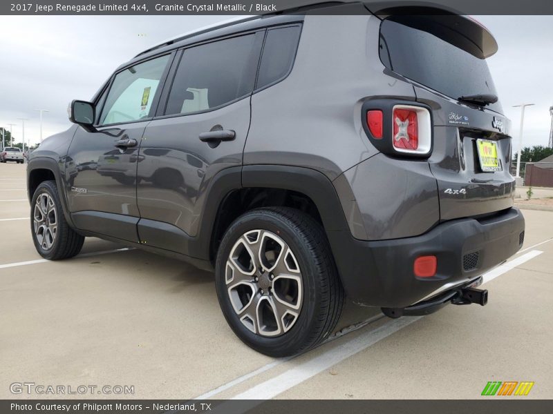 Granite Crystal Metallic / Black 2017 Jeep Renegade Limited 4x4