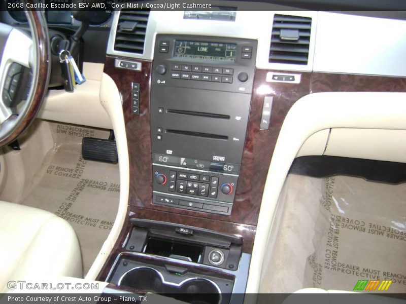 Gold Mist / Cocoa/Light Cashmere 2008 Cadillac Escalade ESV AWD