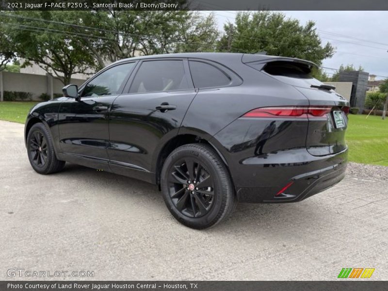 Santorini Black / Ebony/Ebony 2021 Jaguar F-PACE P250 S