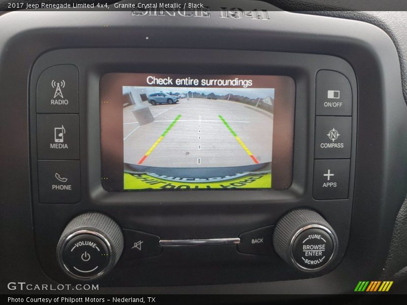 Granite Crystal Metallic / Black 2017 Jeep Renegade Limited 4x4