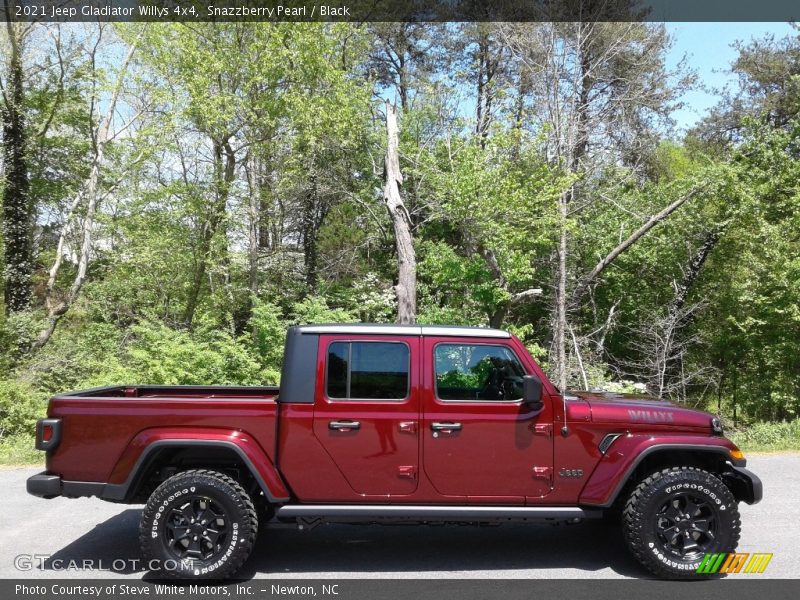 Snazzberry Pearl / Black 2021 Jeep Gladiator Willys 4x4