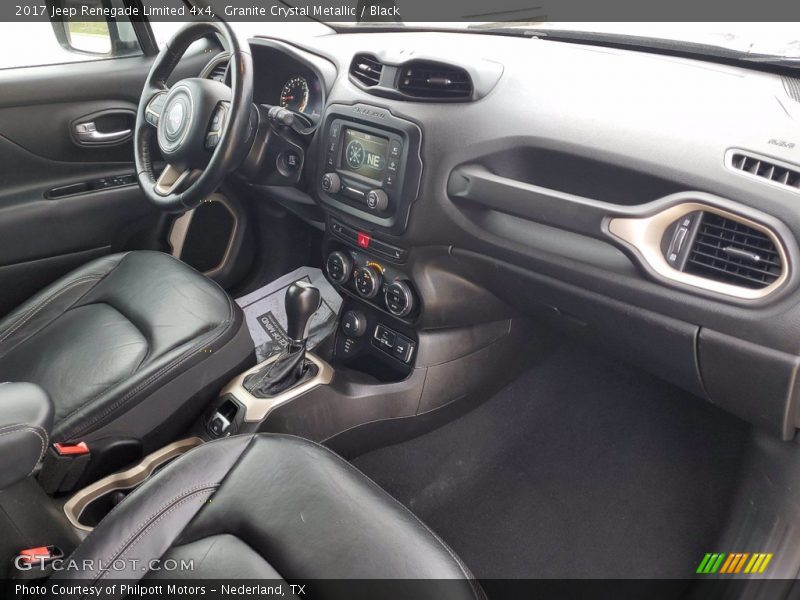 Granite Crystal Metallic / Black 2017 Jeep Renegade Limited 4x4