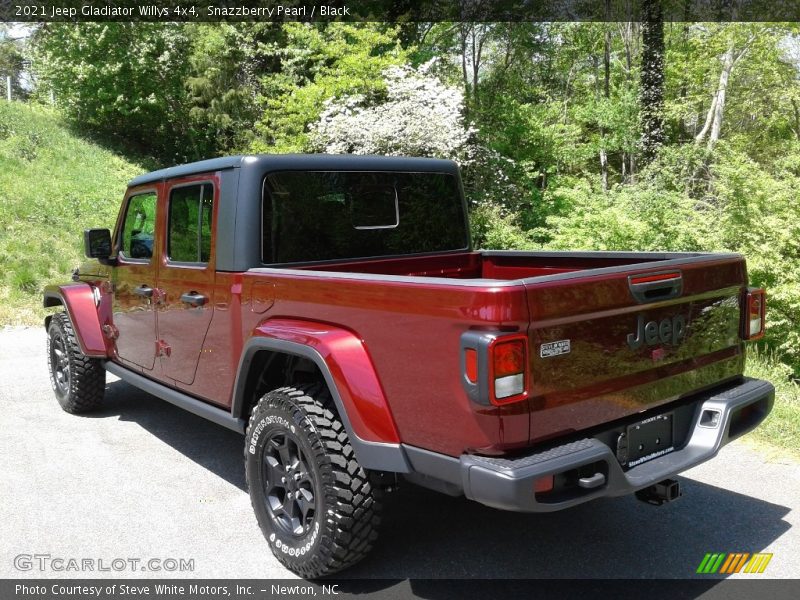 Snazzberry Pearl / Black 2021 Jeep Gladiator Willys 4x4