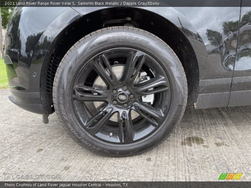 Santorini Black Metallic / Dapple Gray/Ebony 2021 Land Rover Range Rover Velar S