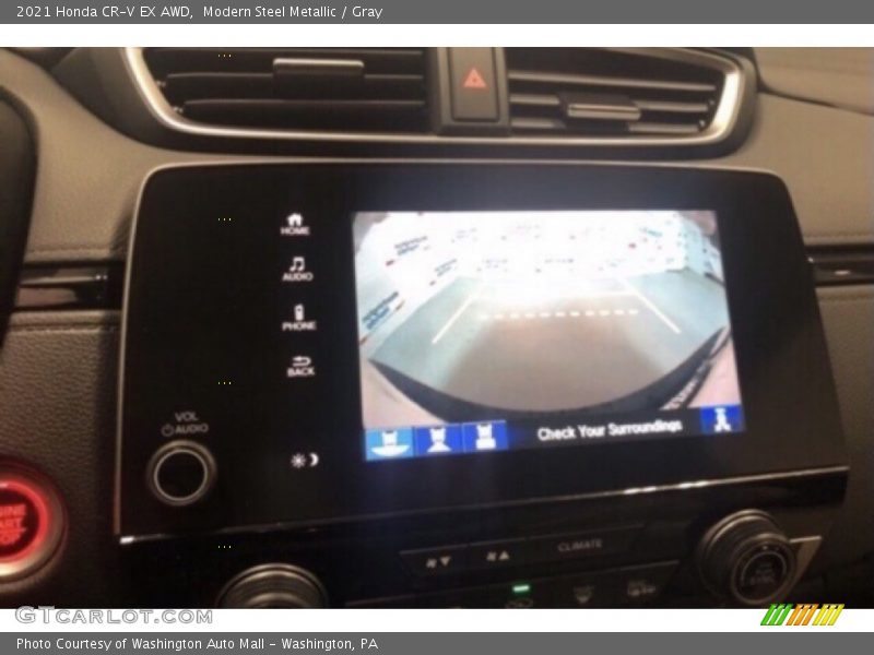 Modern Steel Metallic / Gray 2021 Honda CR-V EX AWD