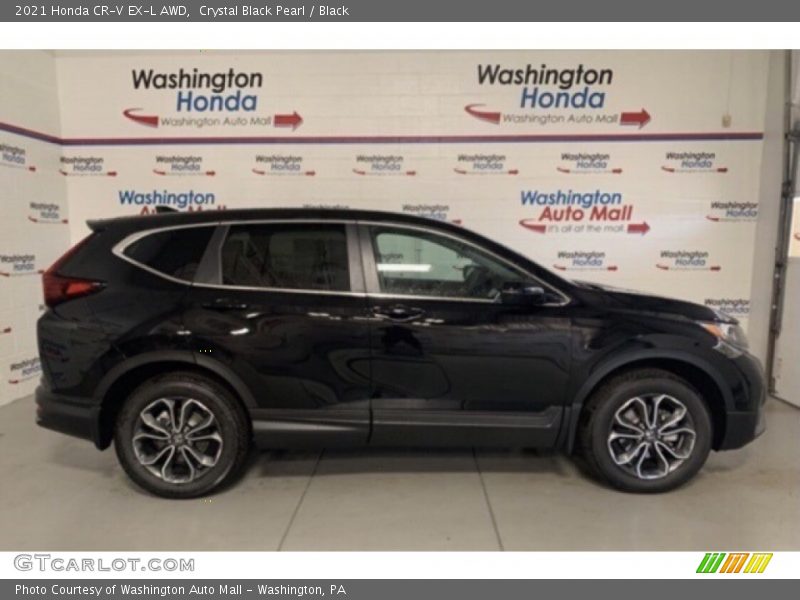 Crystal Black Pearl / Black 2021 Honda CR-V EX-L AWD