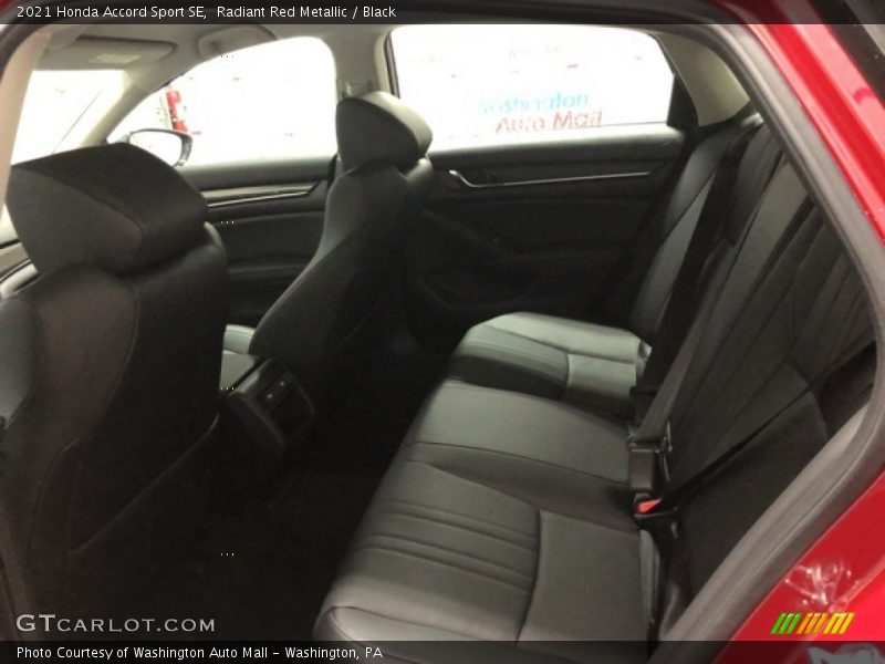 Radiant Red Metallic / Black 2021 Honda Accord Sport SE