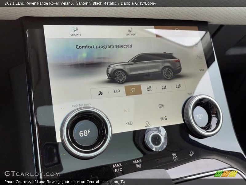 Santorini Black Metallic / Dapple Gray/Ebony 2021 Land Rover Range Rover Velar S