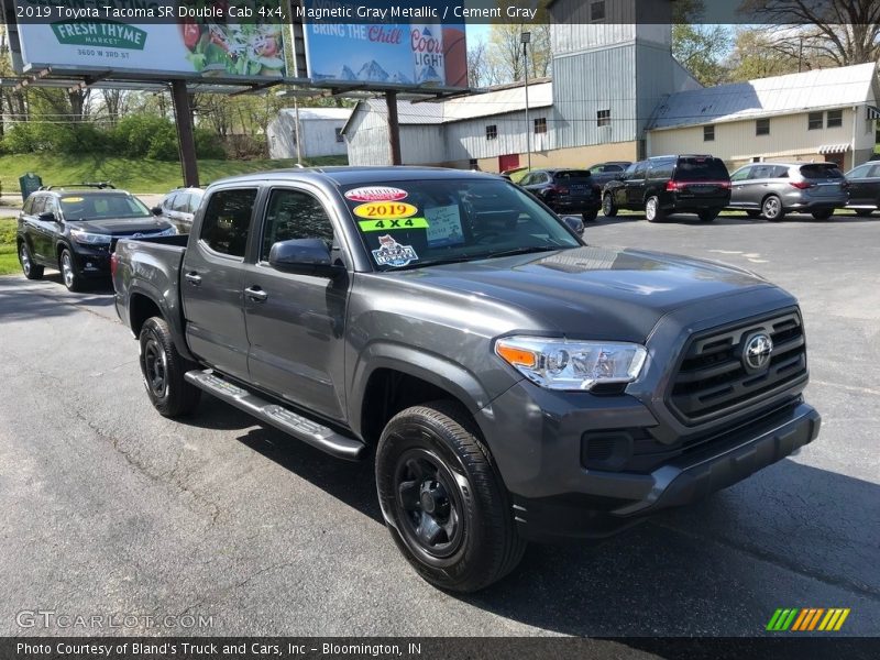 Magnetic Gray Metallic / Cement Gray 2019 Toyota Tacoma SR Double Cab 4x4