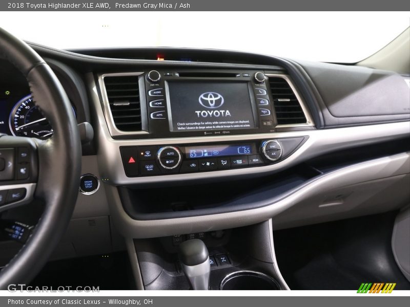 Predawn Gray Mica / Ash 2018 Toyota Highlander XLE AWD
