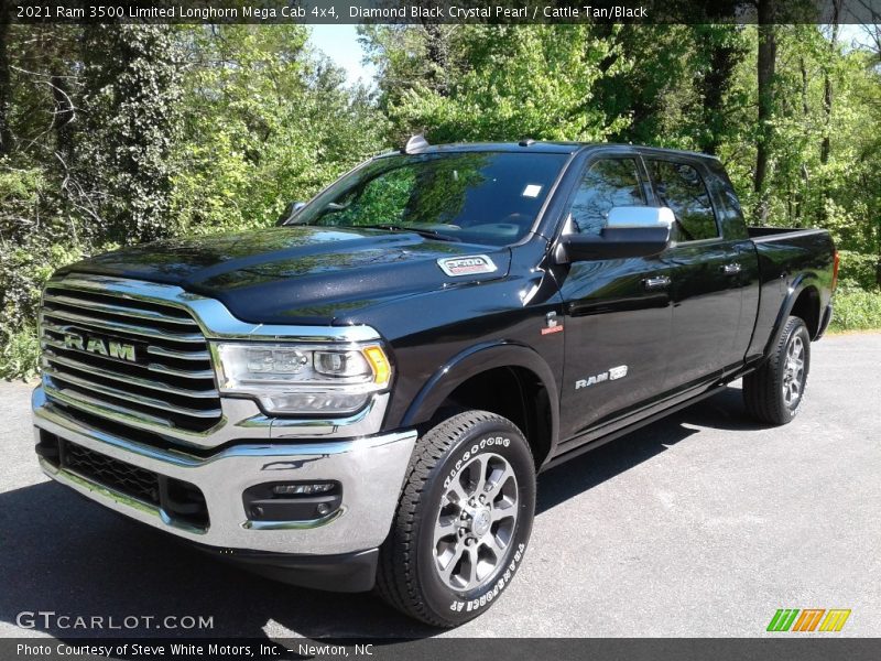 Front 3/4 View of 2021 3500 Limited Longhorn Mega Cab 4x4