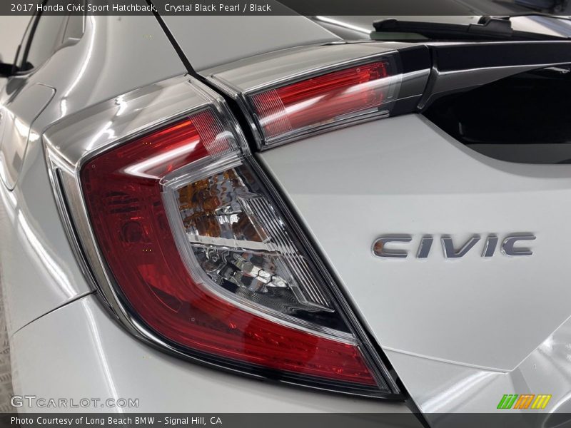 Crystal Black Pearl / Black 2017 Honda Civic Sport Hatchback