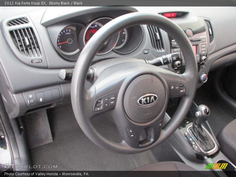 Ebony Black / Black 2012 Kia Forte Koup EX