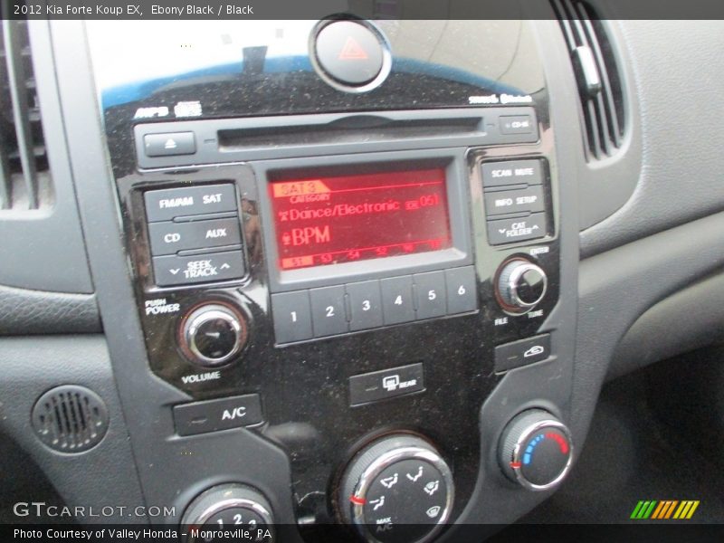 Ebony Black / Black 2012 Kia Forte Koup EX