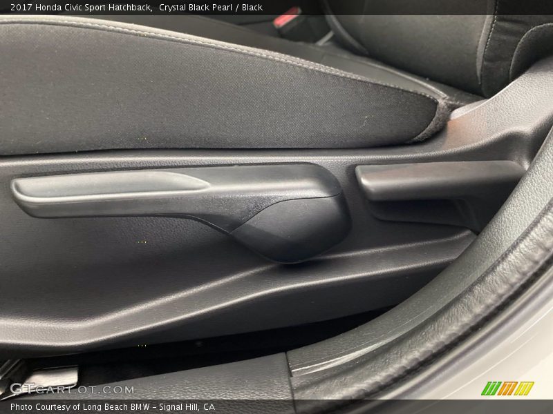 Crystal Black Pearl / Black 2017 Honda Civic Sport Hatchback