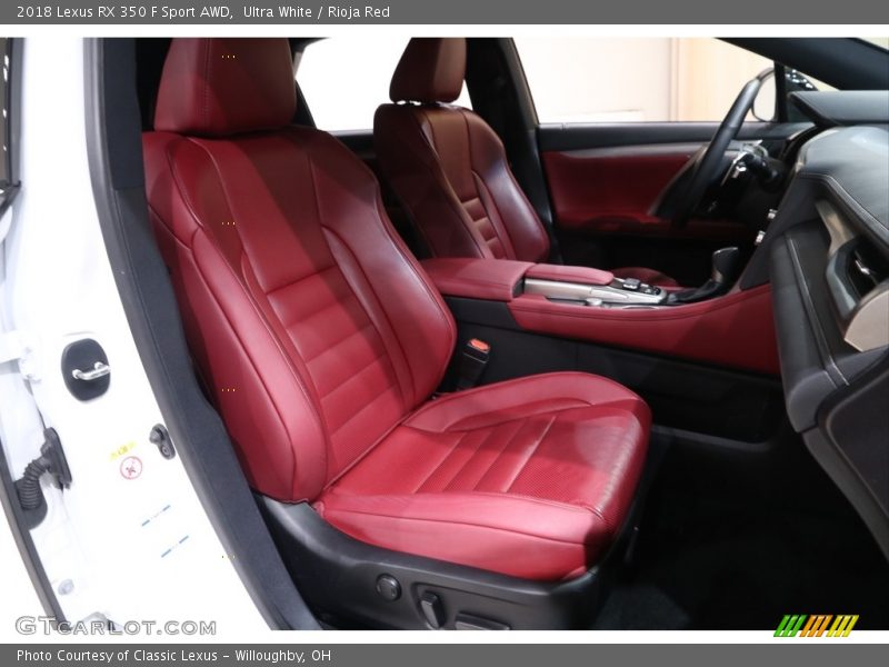 Ultra White / Rioja Red 2018 Lexus RX 350 F Sport AWD