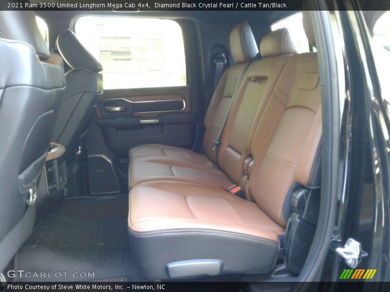 Rear Seat of 2021 3500 Limited Longhorn Mega Cab 4x4
