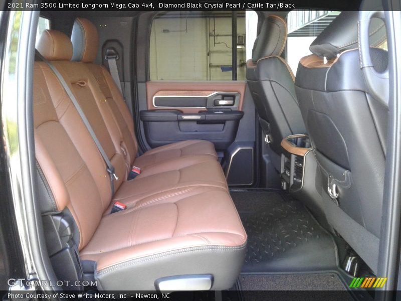 Rear Seat of 2021 3500 Limited Longhorn Mega Cab 4x4