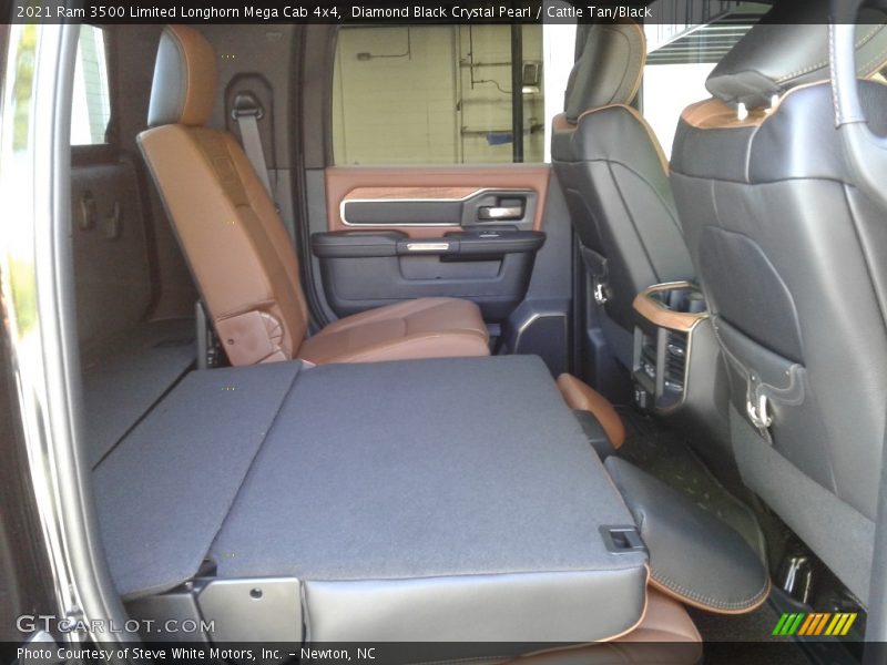 Rear Seat of 2021 3500 Limited Longhorn Mega Cab 4x4