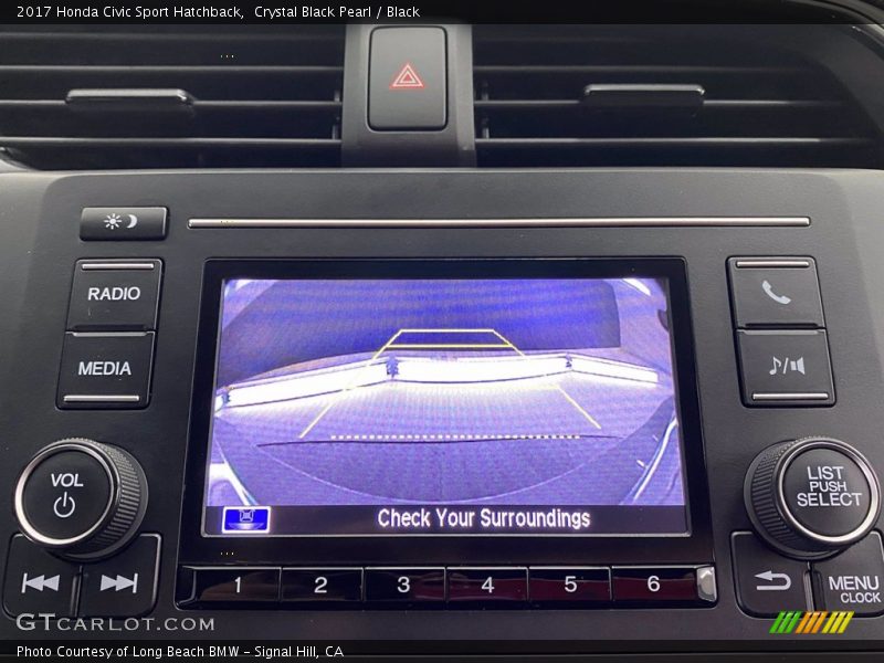 Crystal Black Pearl / Black 2017 Honda Civic Sport Hatchback