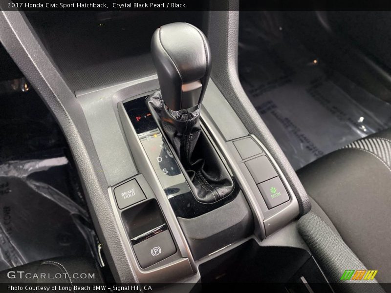 Crystal Black Pearl / Black 2017 Honda Civic Sport Hatchback