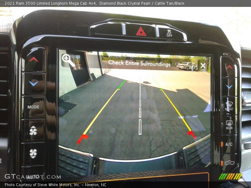 Diamond Black Crystal Pearl / Cattle Tan/Black 2021 Ram 3500 Limited Longhorn Mega Cab 4x4