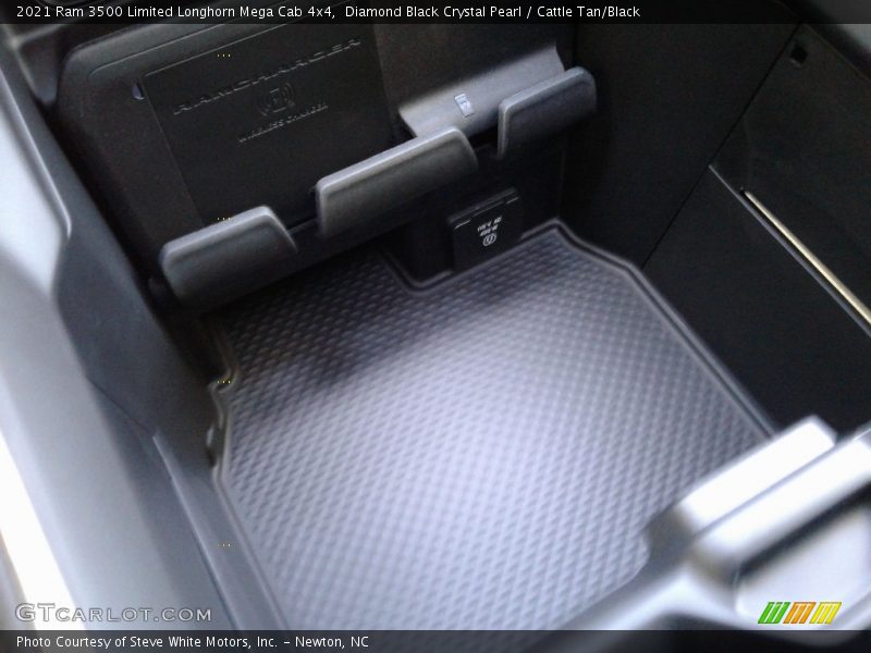 Diamond Black Crystal Pearl / Cattle Tan/Black 2021 Ram 3500 Limited Longhorn Mega Cab 4x4
