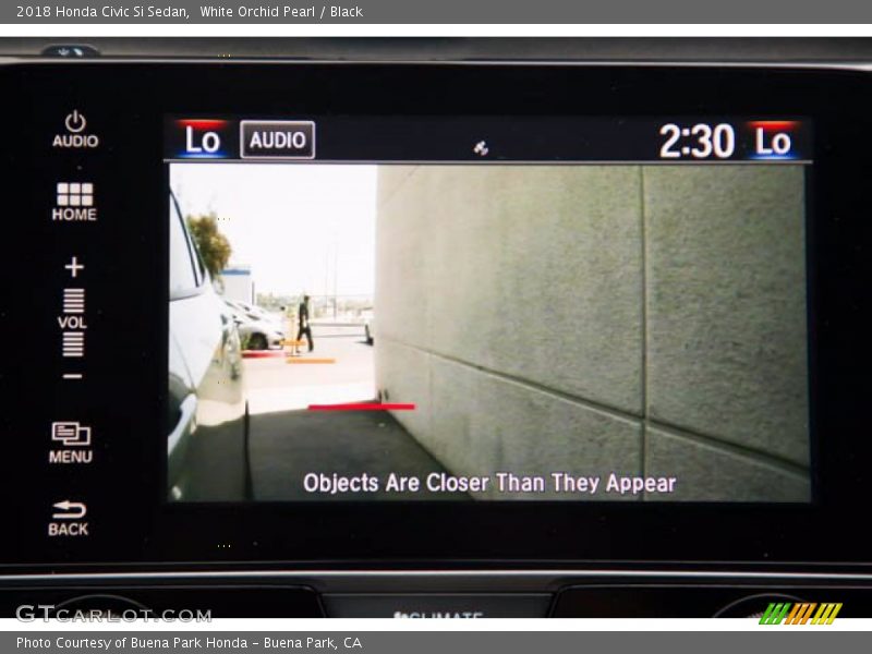 White Orchid Pearl / Black 2018 Honda Civic Si Sedan