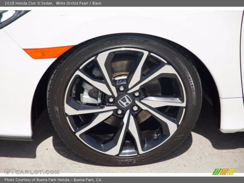 White Orchid Pearl / Black 2018 Honda Civic Si Sedan