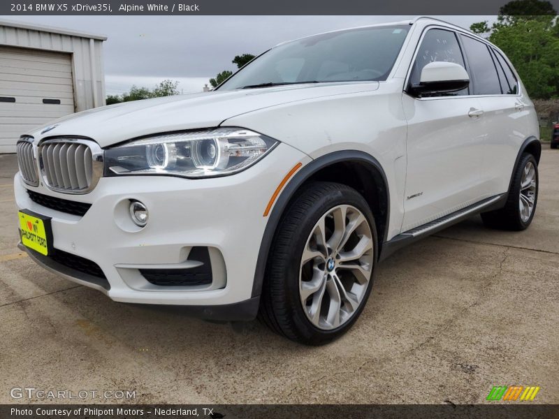 Alpine White / Black 2014 BMW X5 xDrive35i