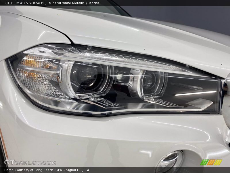 Mineral White Metallic / Mocha 2018 BMW X5 xDrive35i