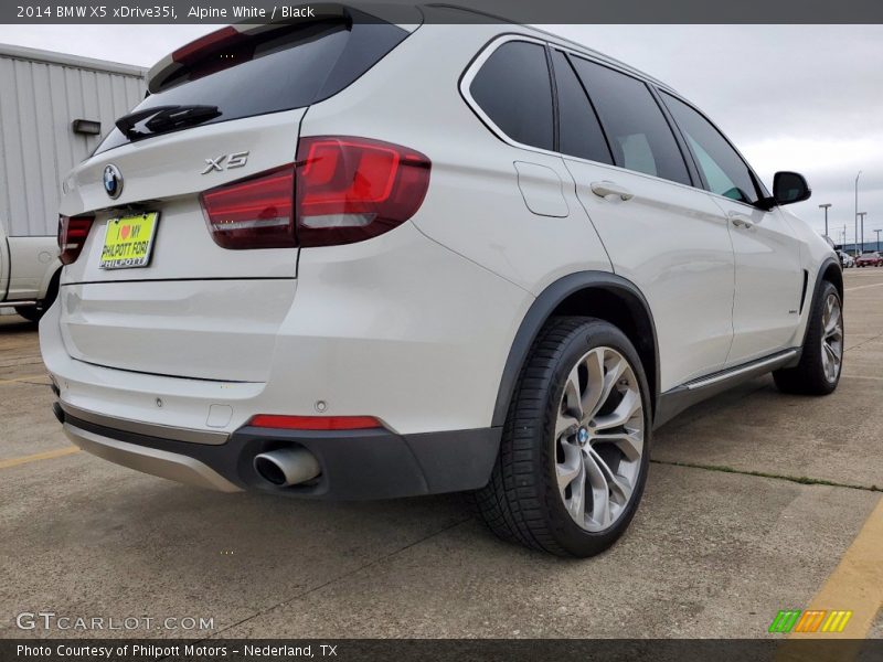 Alpine White / Black 2014 BMW X5 xDrive35i