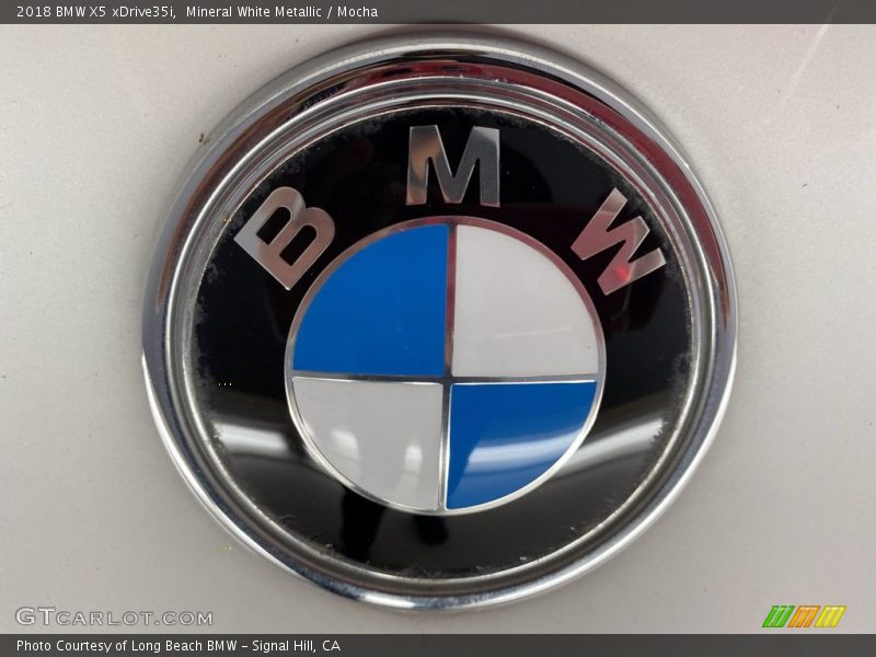 Mineral White Metallic / Mocha 2018 BMW X5 xDrive35i