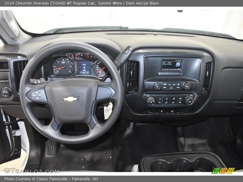 Summit White / Dark Ash/Jet Black 2016 Chevrolet Silverado 2500HD WT Regular Cab