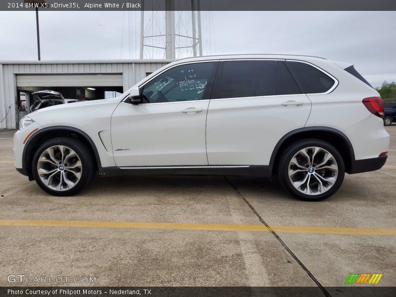Alpine White / Black 2014 BMW X5 xDrive35i