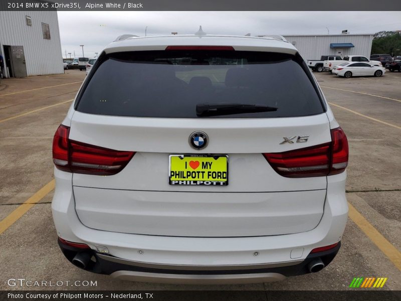 Alpine White / Black 2014 BMW X5 xDrive35i