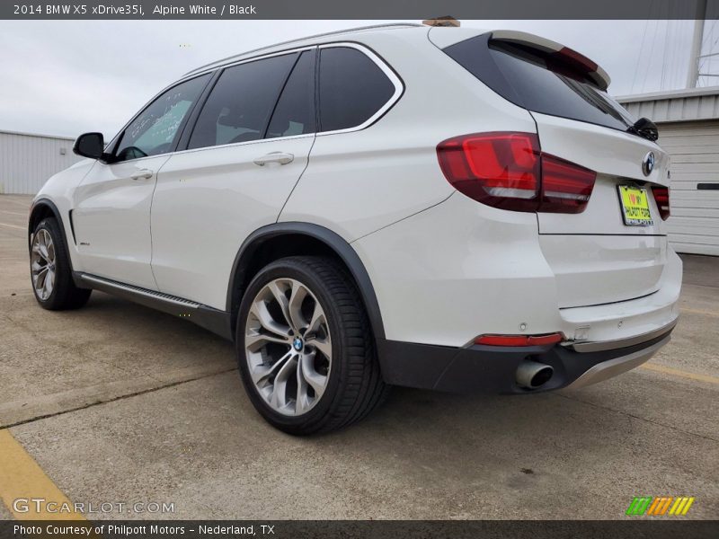 Alpine White / Black 2014 BMW X5 xDrive35i