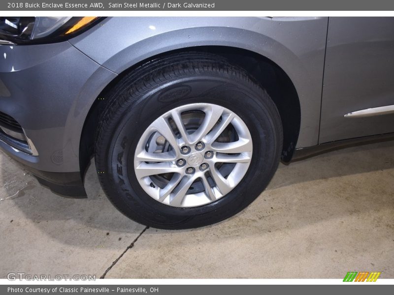 Satin Steel Metallic / Dark Galvanized 2018 Buick Enclave Essence AWD