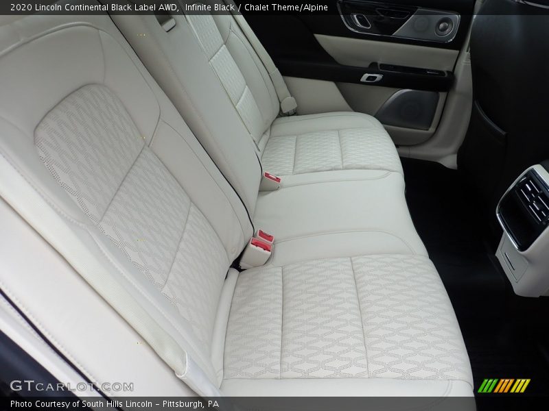 Rear Seat of 2020 Continental Black Label AWD