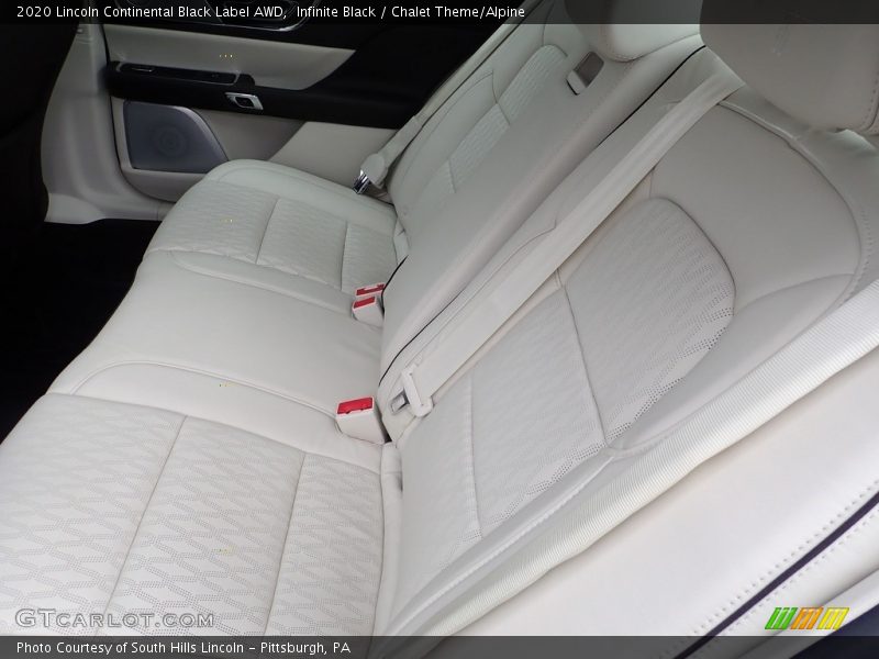 Rear Seat of 2020 Continental Black Label AWD