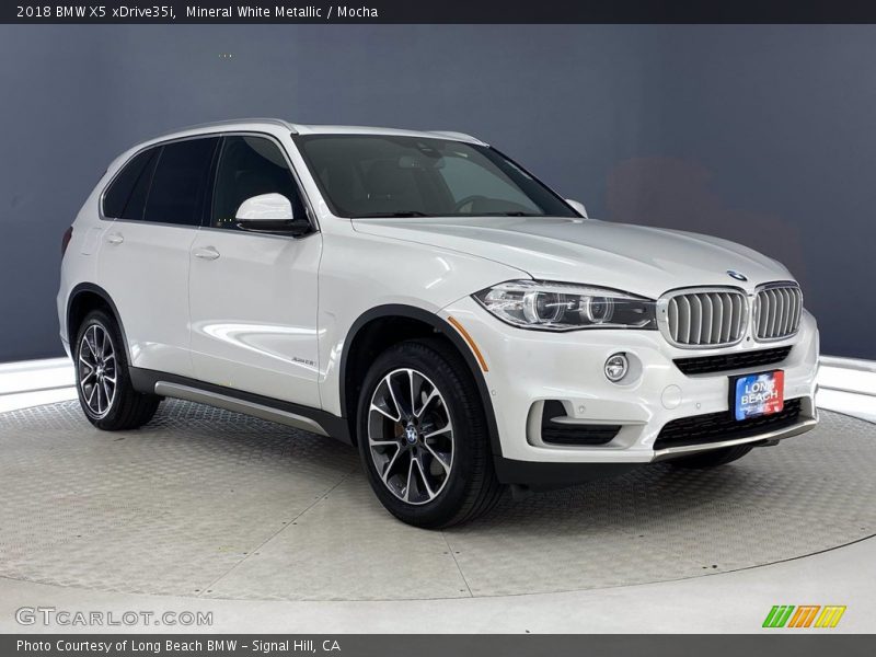Mineral White Metallic / Mocha 2018 BMW X5 xDrive35i