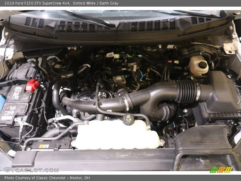 Oxford White / Earth Gray 2019 Ford F150 STX SuperCrew 4x4
