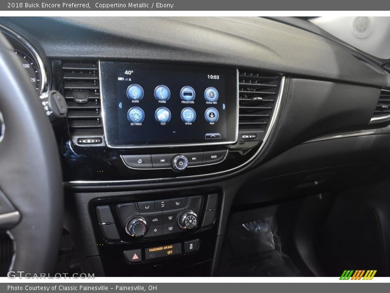 Coppertino Metallic / Ebony 2018 Buick Encore Preferred