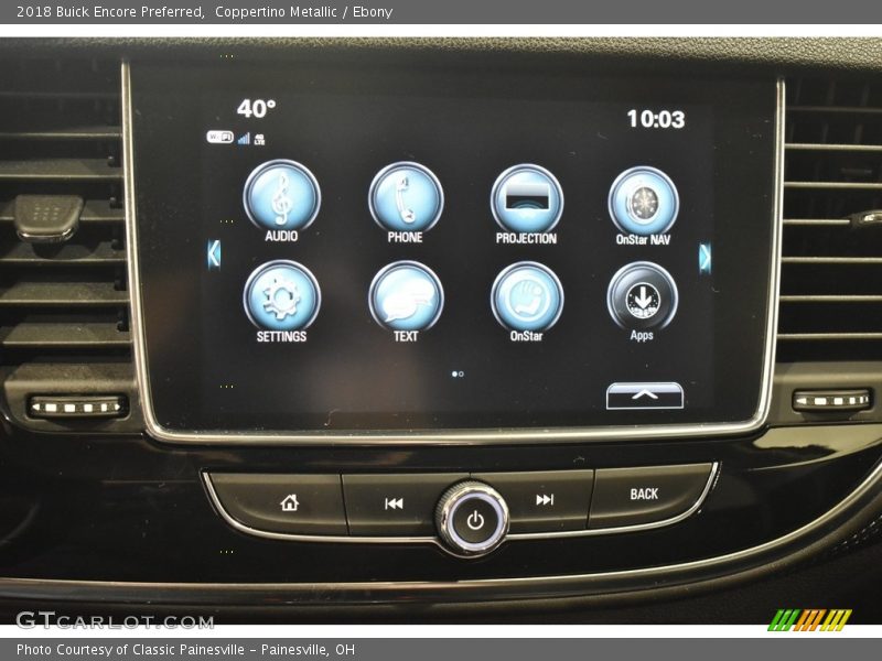 Coppertino Metallic / Ebony 2018 Buick Encore Preferred