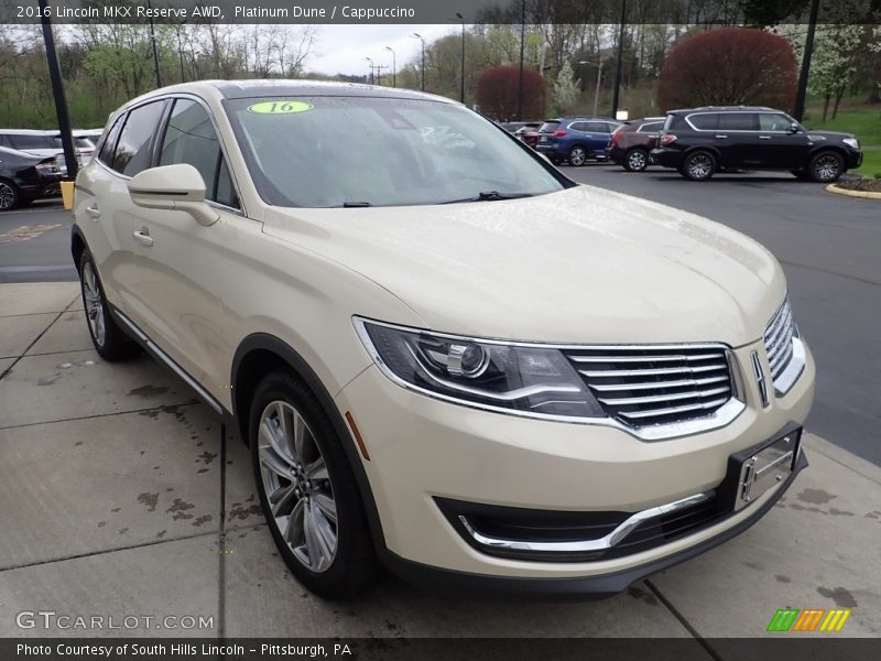 Front 3/4 View of 2016 MKX Reserve AWD