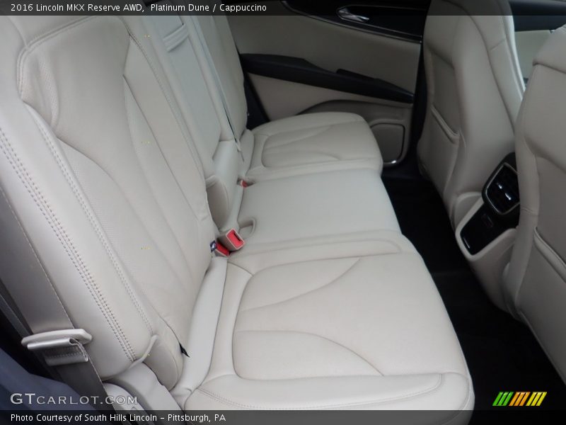 Rear Seat of 2016 MKX Reserve AWD