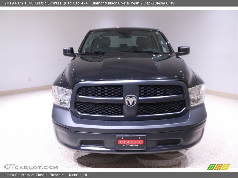 Diamond Black Crystal Pearl / Black/Diesel Gray 2019 Ram 1500 Classic Express Quad Cab 4x4