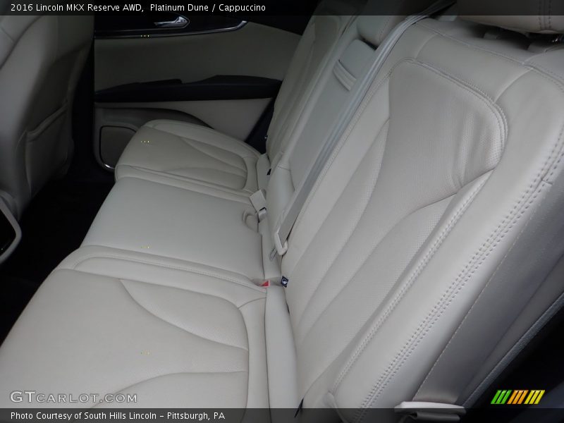 Rear Seat of 2016 MKX Reserve AWD
