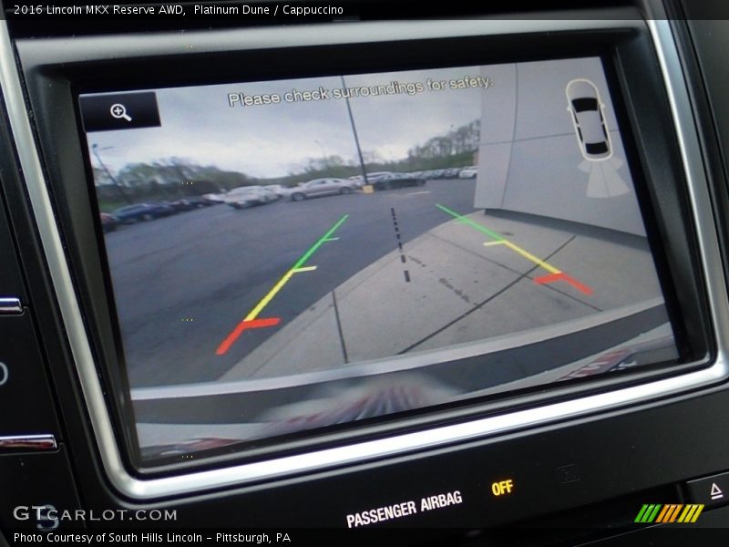 Platinum Dune / Cappuccino 2016 Lincoln MKX Reserve AWD